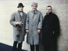 Норман Фостер (слева) учился архитектуре в Йельском университете вместе с Ричардом Роджерсом (по центру), Карлом Эбботом (справа) и Ренцо Пьяно (нет на фотографии)
