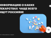 Информацию о каких лекарствах чаще всего ищут россияне