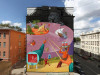 Известные художники разукрасили граффити стены 150 домов в Москве