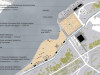 План центральной зоны с пляжем