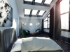 Рифленый потолок: как обставить асимметричную квартиру в мансарде. Часть 2