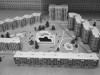 Макет застройки квартала пяти- и девятиэтажными домами из объемных блоков на выставке ВДНХ

