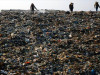 Старое фото свалки Лаоган, когда полигон принимал 70% твердых отходов Шанхая
