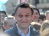 Основатель Фонда борьбы с&nbsp;коррупцией оппозиционер Алексей Навальный на&nbsp;митинге против&nbsp;сноса пятиэтажек и&nbsp;закона о&nbsp;реновации на&nbsp;проспекте Сахарова