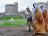Елизавета II и Халифа бин Заид Аль Нахайян во время&nbsp;торжественного приёма в Виндзоре, 30 япреля 2013 г.

Первый государственный визит&nbsp;для президента ОАЭ за 24 года