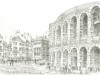 Античный римский амфитеатр, построенный в Вероне