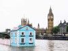 Сервис Airbnb построил плавучий дом на Темзе. Часть 1