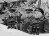 На наблюдательном пункте 8-й гвардейской армии в боях за Зееловские высоты. В центре &ndash; командарм В.И.Чуйков, справа &ndash; член Военного совета армии А.М.Пронин.