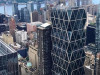 Одним из самых узнаваемых и знаковых проектов Нормана Фостера считается башня Hearst Tower, построенная на Манхэттене в 2000&ndash;2006 годах. Здание имеет 46 этажей (182 м) в высоту, площадь офисных помещений составляет 80 тыс. кв. м. Это был первый небоскреб, возведенный в Нью-Йорке после теракта 11 сентября 2001 года. Башня получила премию Emporis Skyscraper Award как лучший небоскреб мира, построенный в 2006 году
