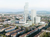 Базель, Швейцария

Высота главного небоскреба Roche, новой архитектурной доминанты Базеля, составит 205&nbsp;м. Этот корпус планируется построить к&nbsp;2021 году: 50-этажное здание рассчитано на&nbsp;1,7&nbsp;тыс. сотрудников. На данный момент готов только&nbsp;первый корпус, который&nbsp;возвышается над&nbsp;одноэтажными частными домами и&nbsp;типовыми швейцарскими пятиэтажками
