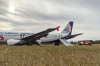 «Уральские авиалинии» оставят севший в поле самолет на несколько месяцев