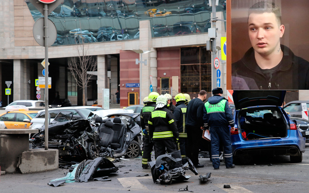 <p>Авария с участием блогера Эдварда Била на Садовом кольце в Москве произошла утром 1 апреля. Автомобиль Била Audi RS6 выехал на встречную полосу и протаранил четыре машины.</p>