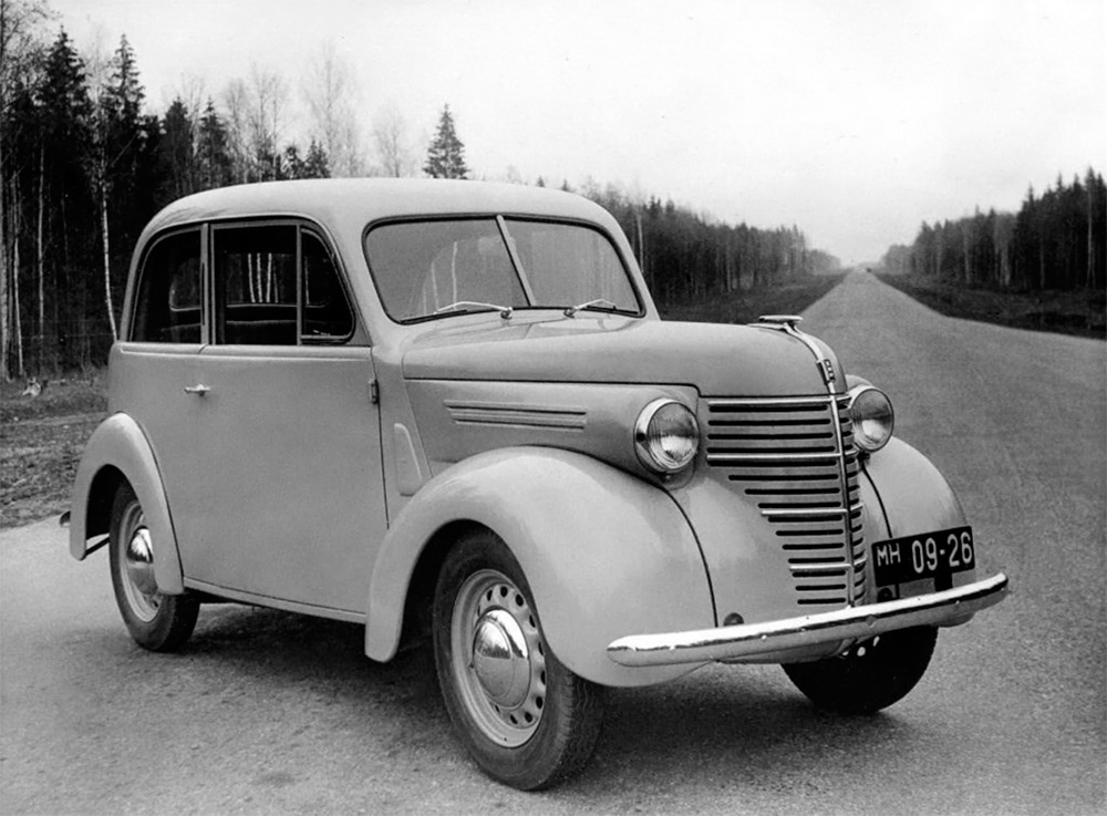 <p>Автомобиль КИМ-10-50, выпускавшийся в Советском Союзе в начале 1940-х годов.</p>