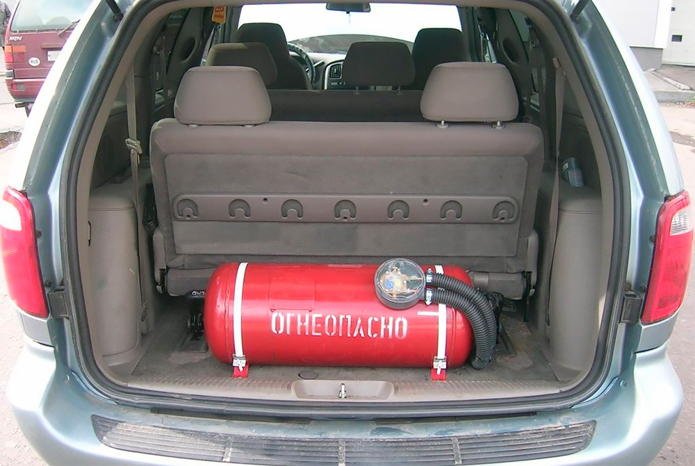 Установка ГБО на метане в авто