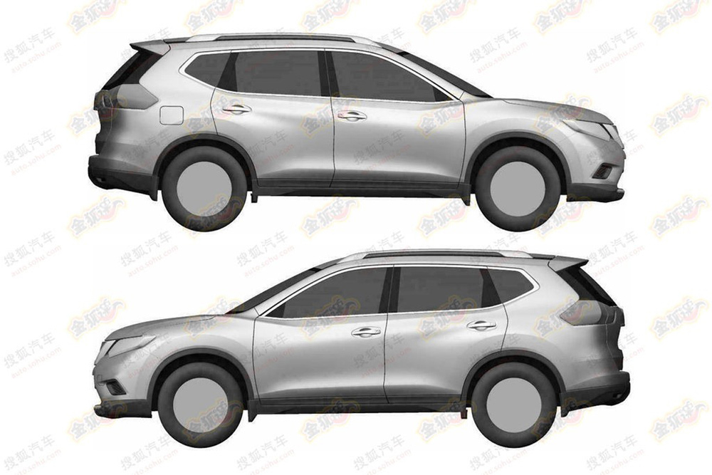 Nissan x trail чертеж