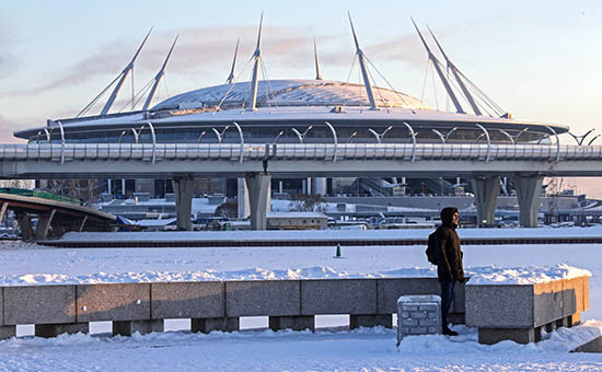 Вид на стадион «Зенит Арена»


