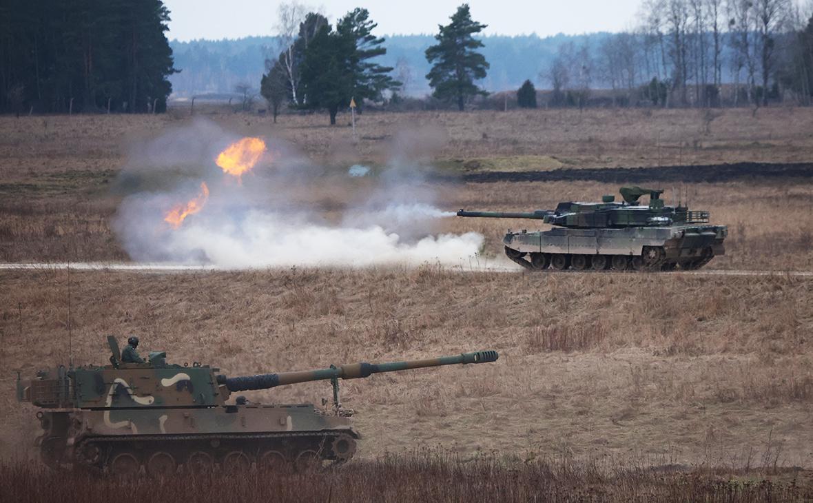 Гаубица K9 и танк K2