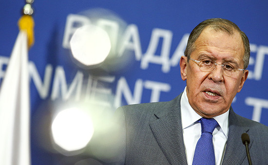 Министр иностранных дел России Сергей Лавров