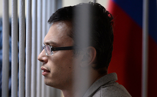 Первый заместитель руководителя Главного следственного управления Следственного комитета Российской Федерации по городу Москве Денис Никандров в Лефортовском суде Москвы. 3 августа 2016 года