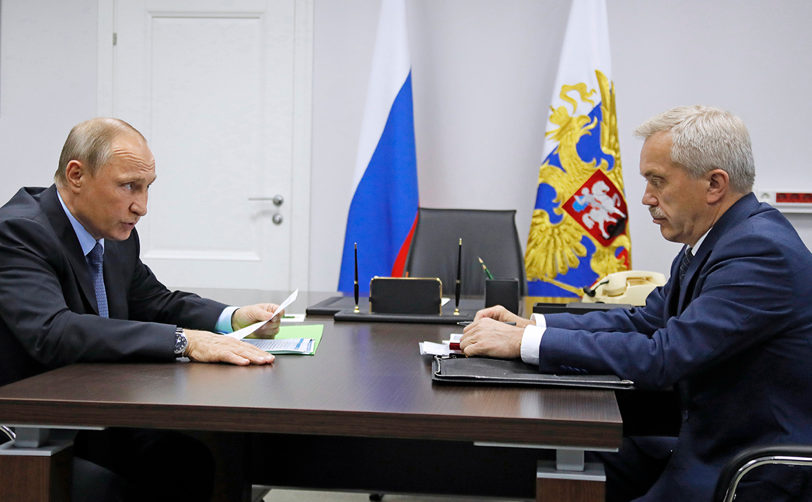 Владимир Путин и Евгений Савченко