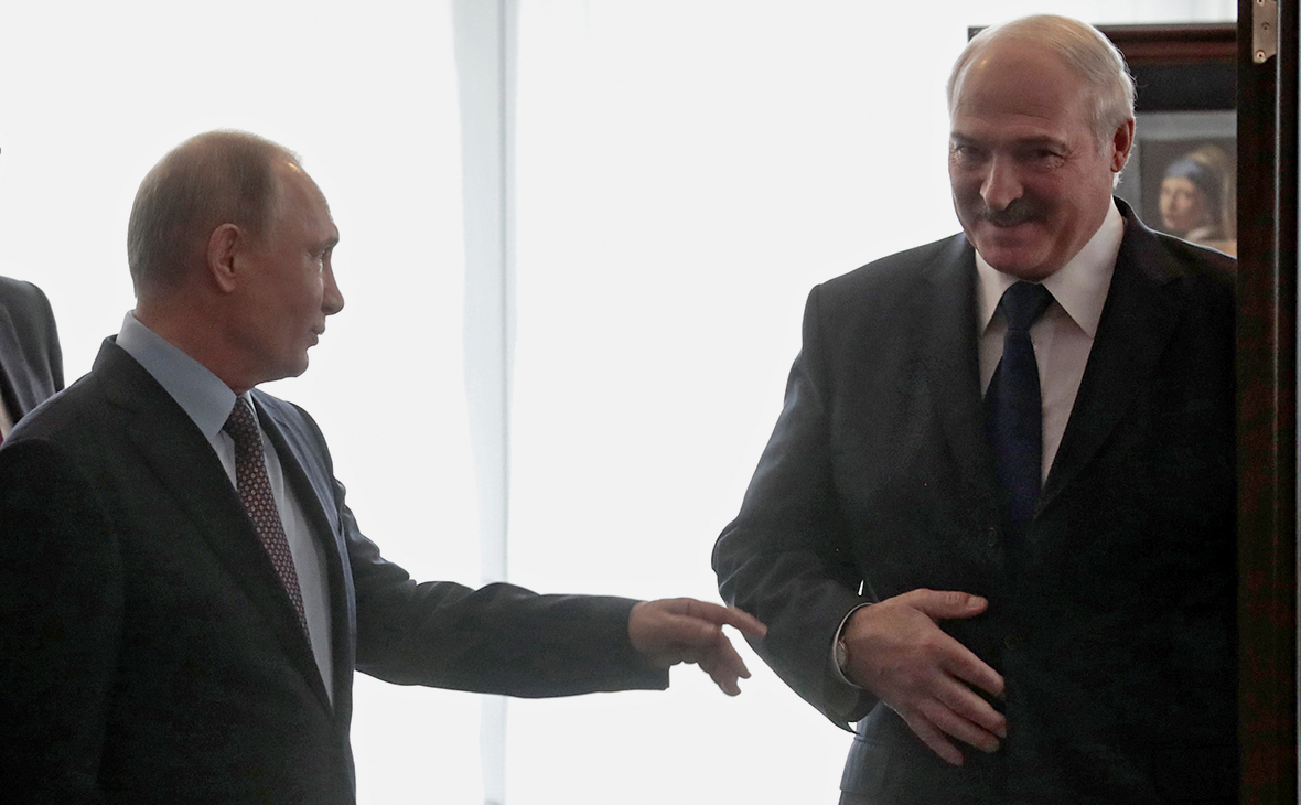 Владимир Путин и Александр Лукашенко