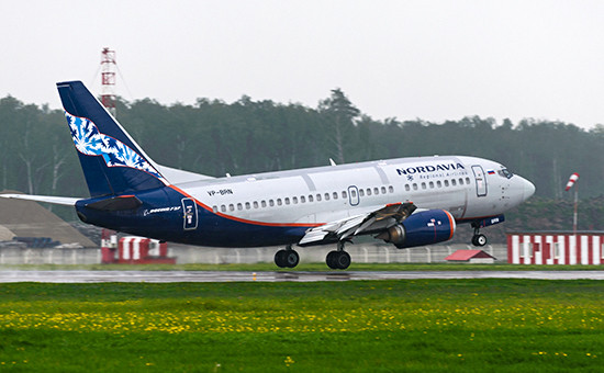 Самолет Boeing 737 авиакомпании «Нордавиа»