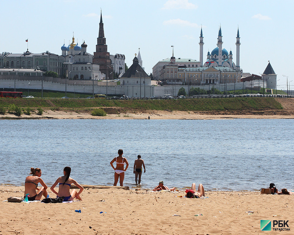 Пляжи в казани в черте города