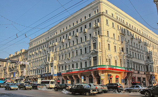 Гостиница «Люксъ» (бывшая «Центральная») на Тверской улице в Москве