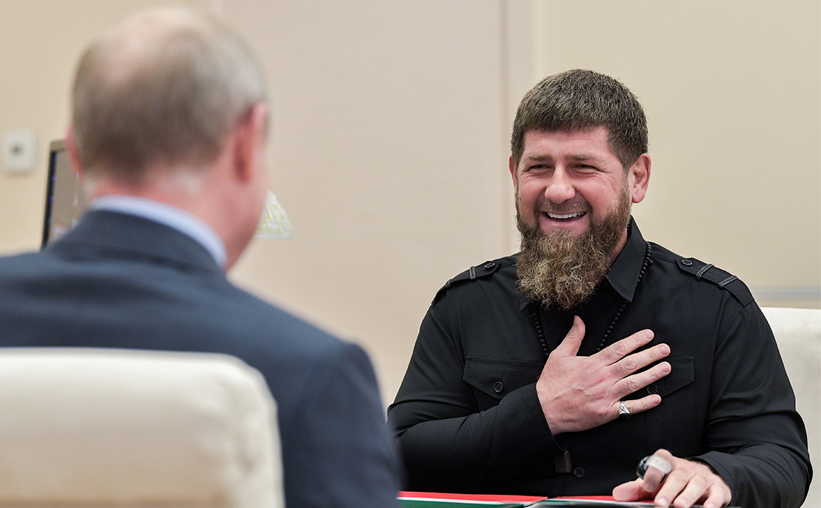 Владимир Путин и Рамзан Кадыров