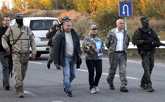 Во время обмена пленными между Киевом и ДНР, архив