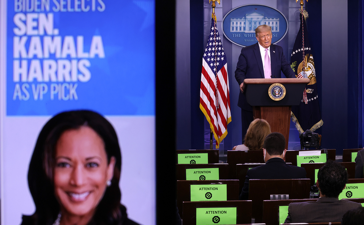 Камала Харрис и Дональд Трамп