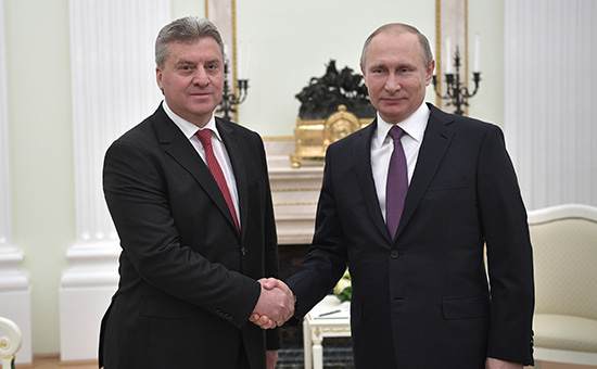 Георге Иванов и Владимир Путин