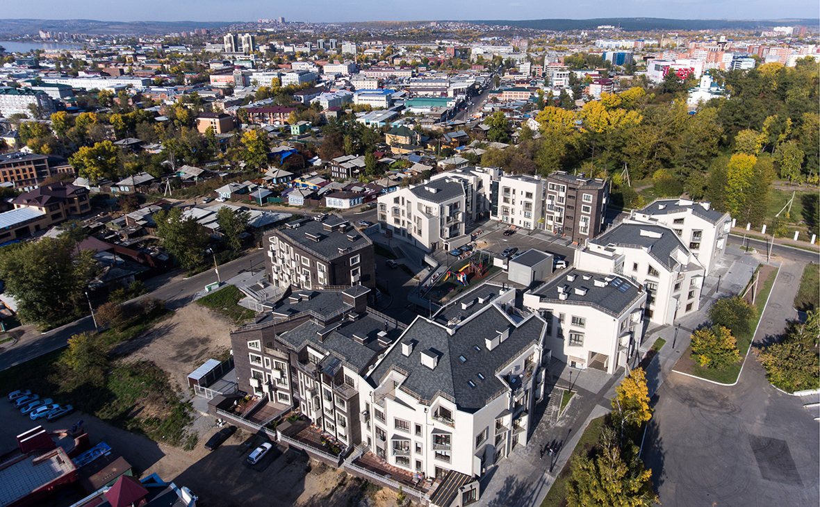 Вид Иркутска