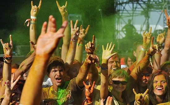 Зрители на фестивале Kubana в 2014 году