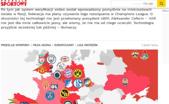 Фото:Скриншот : www.przegladsportowy.pl