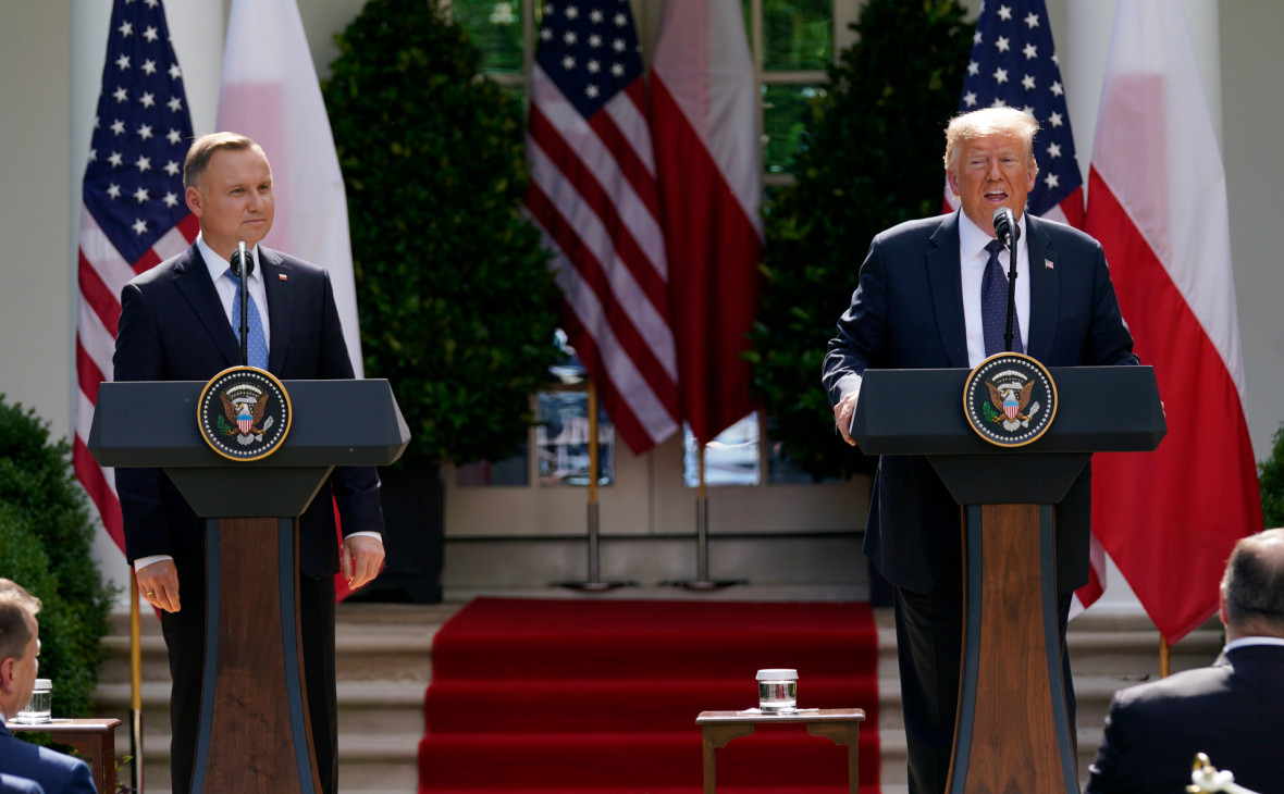 Анджей Дуда и Дональд Трамп