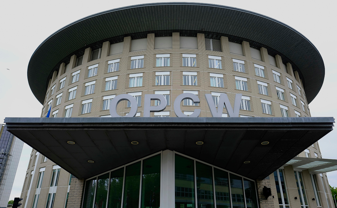 Вид на здание Организации по запрещению химического оружия (ОЗХО)