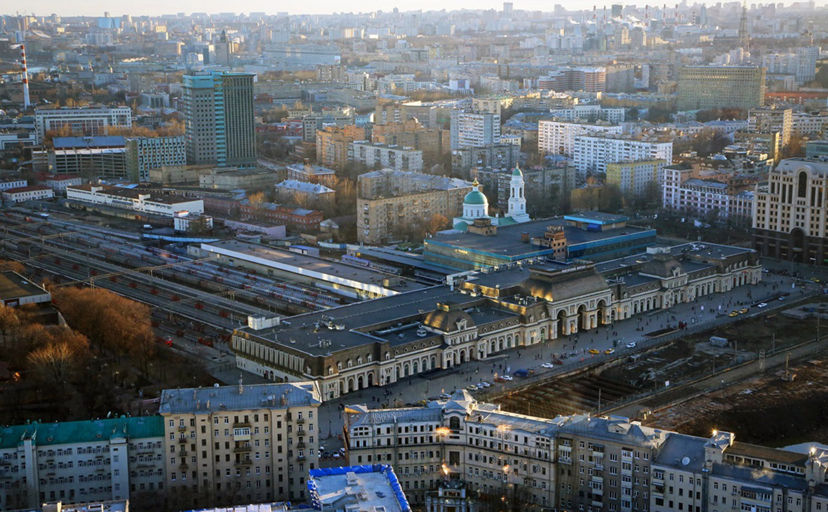 Павелецкий вокзал в Москве