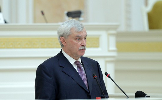 Губернатор Петербурга Георгий Полтавченко