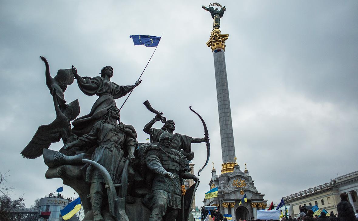 Площадь Независимости в Киеве, Украина