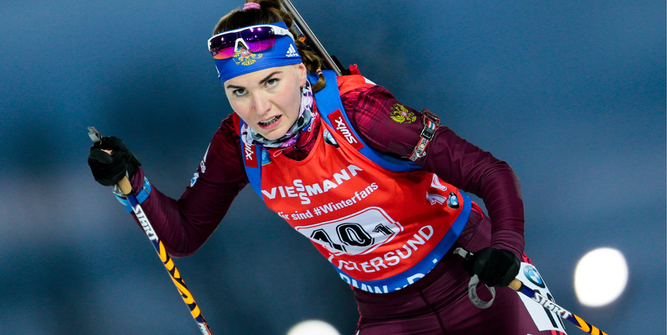Сборная России завоевала первую медаль на чемпионате Европы по биатлону