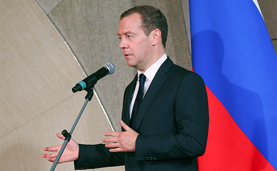 Премьер-министр России Дмитрий Медведев