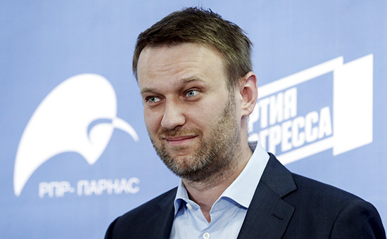 Оппозиционер Алексей Навальный