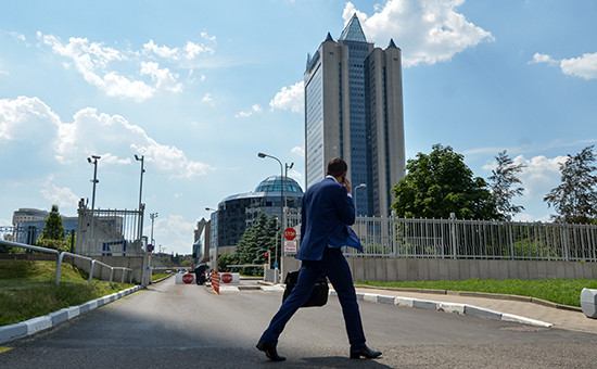 Здание центрального офиса «Газпрома» в Москве