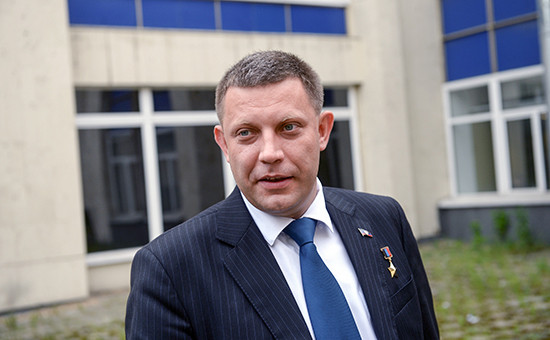 Глава ДНР Александр Захарченко