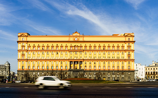 Вид на здание ФСБ России на Лубянской площади