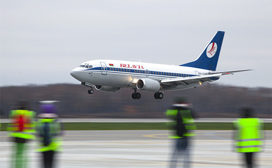 Самолет Boeing 737 авиакомпании «Белавиа»