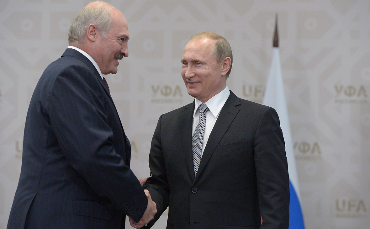 Александр Лукашенко и Владимир Путин