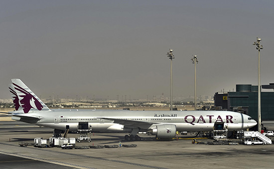 Boeing 777-200LR авиакомпании Qatar Airways