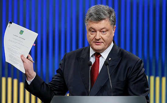 Президент Украины Петр Порошенко